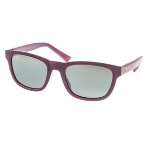 Maui Jim MJ0617S005 Bold in Burgundy: Polarized Square Sunglasses for